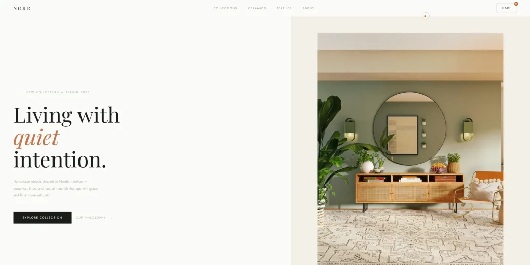 Websiteontwerp 'Webshop'